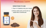 Herbal oral cleansing tablets