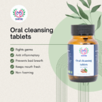 Herbal oral cleansing tablets